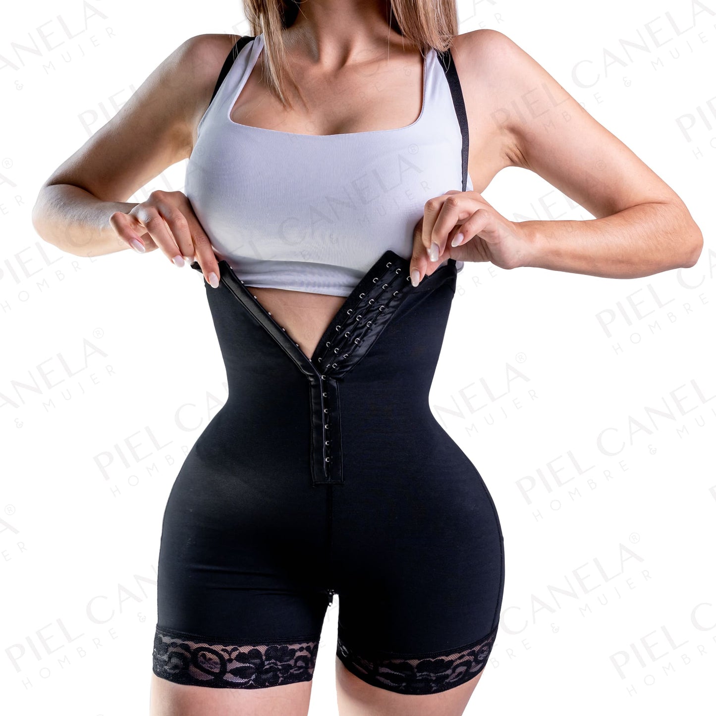 
                  
                    Faja levanta booty es de un material transpirable y suave qué se ajusta a a tu piel ayudándote a levantar el glúteo y le da una forma espectacular teniendo un efecto push up y haciéndolo más definido.
                  
                