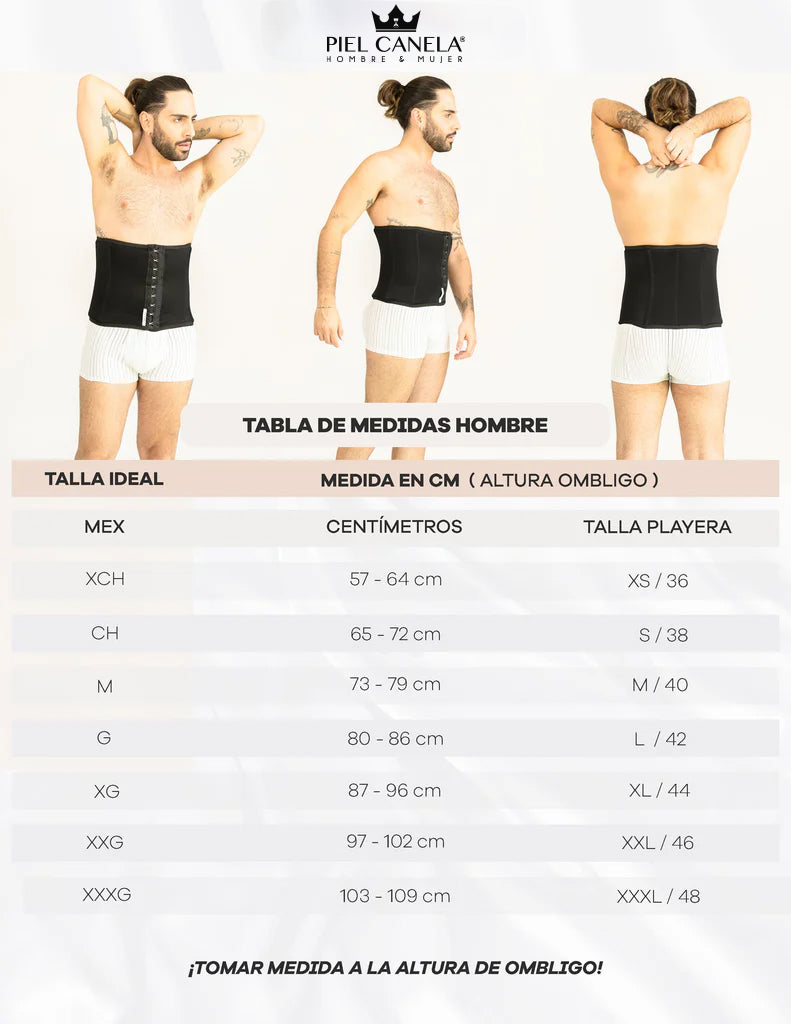 Faja Cinturilla Lycra para Hombre (Postcirugía)