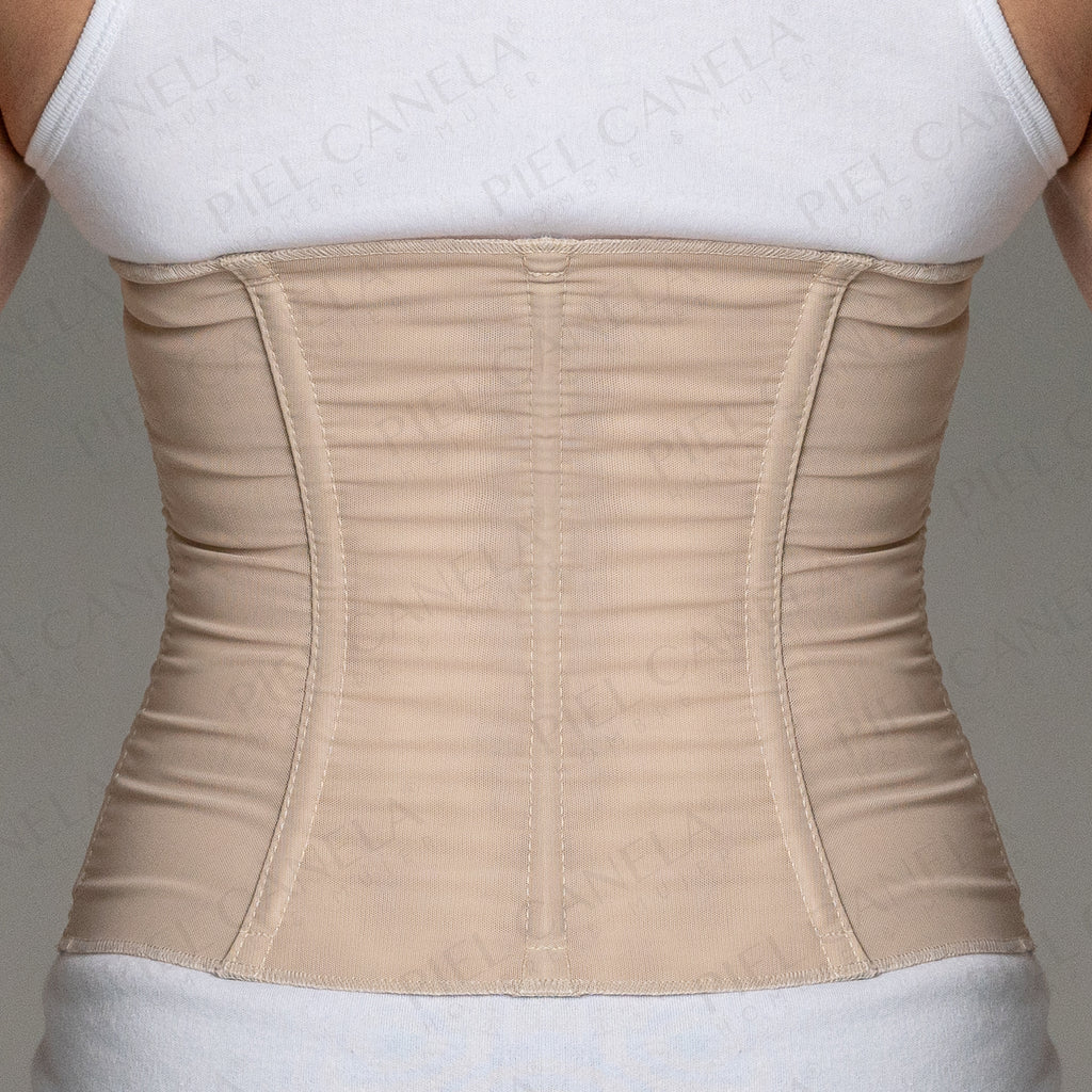 Faja Cinturilla Lycra para Hombre (beige-postcirugía)