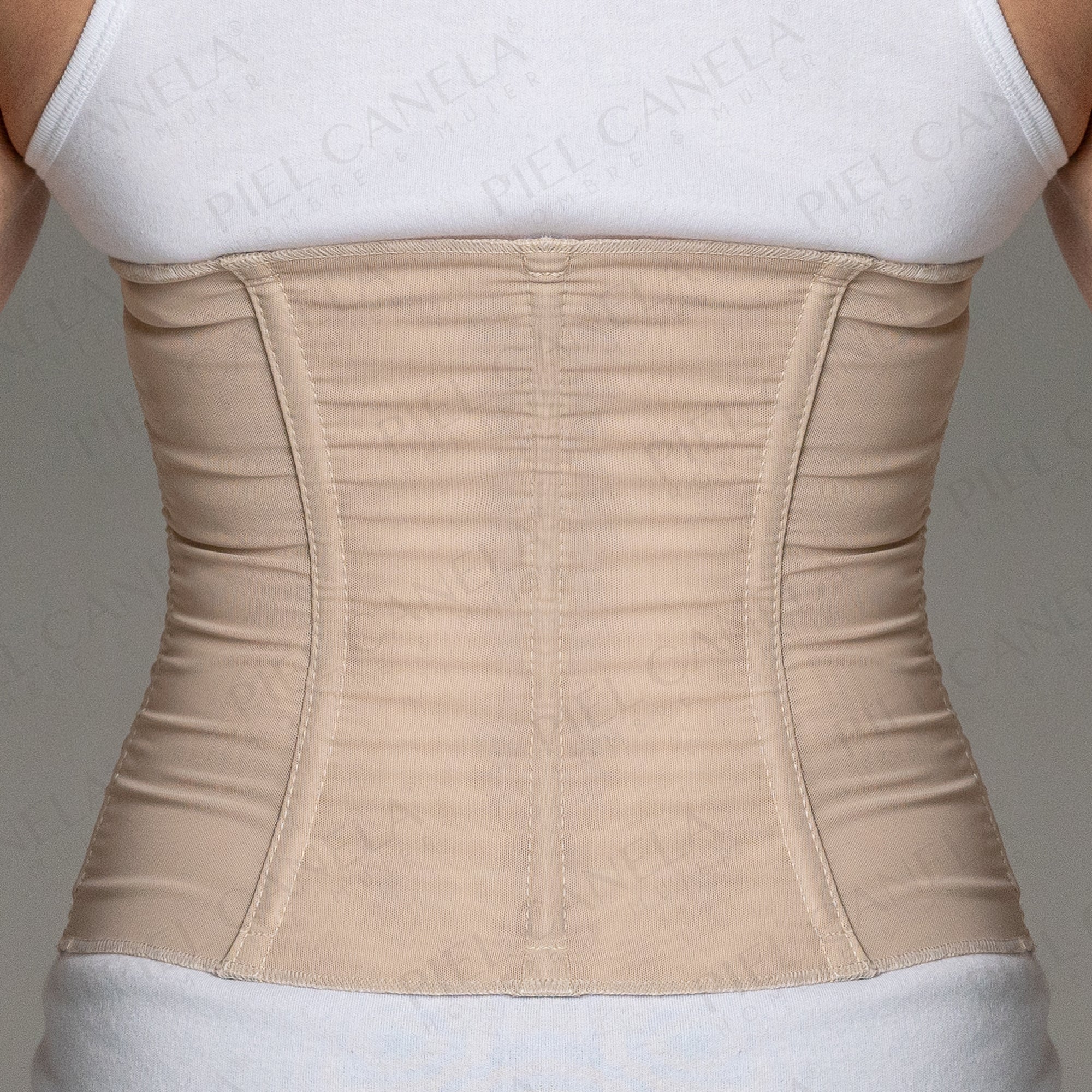 Faja Cinturilla Lycra para Hombre (beige-postcirugía)