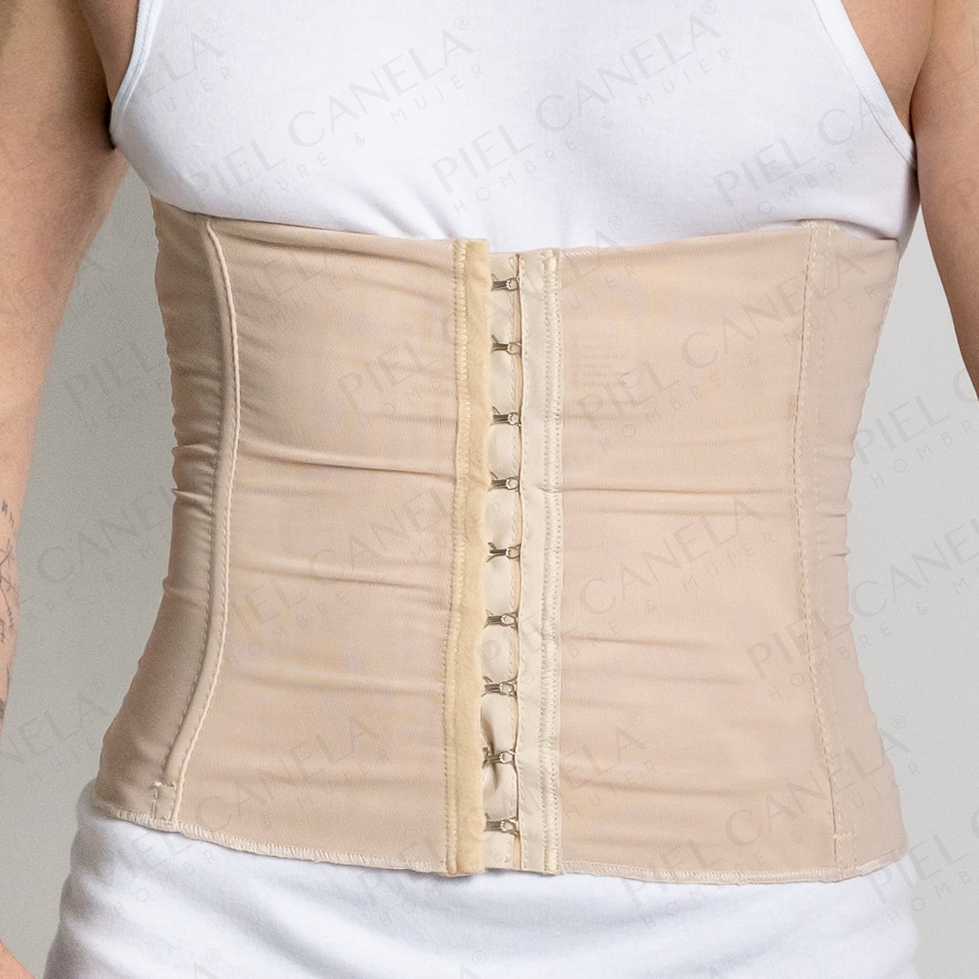 Faja Cinturilla Lycra para Hombre (beige-postcirugía)